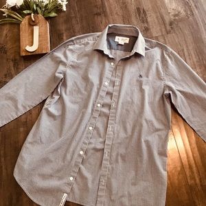Penguin by Munsing Wear Size Medium Mens Checker Print Button Down